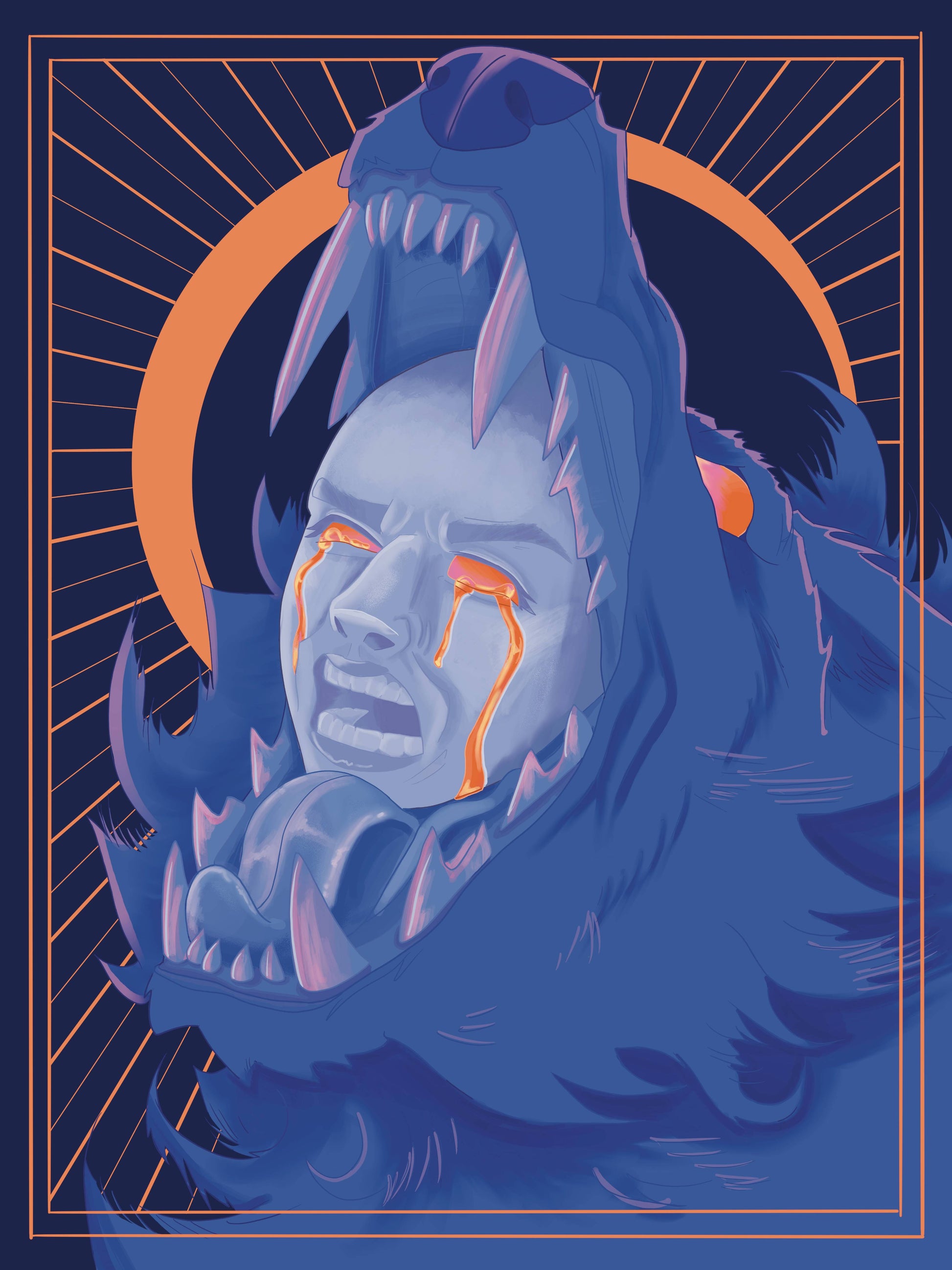 I Wish I Was a Monster Poster Print