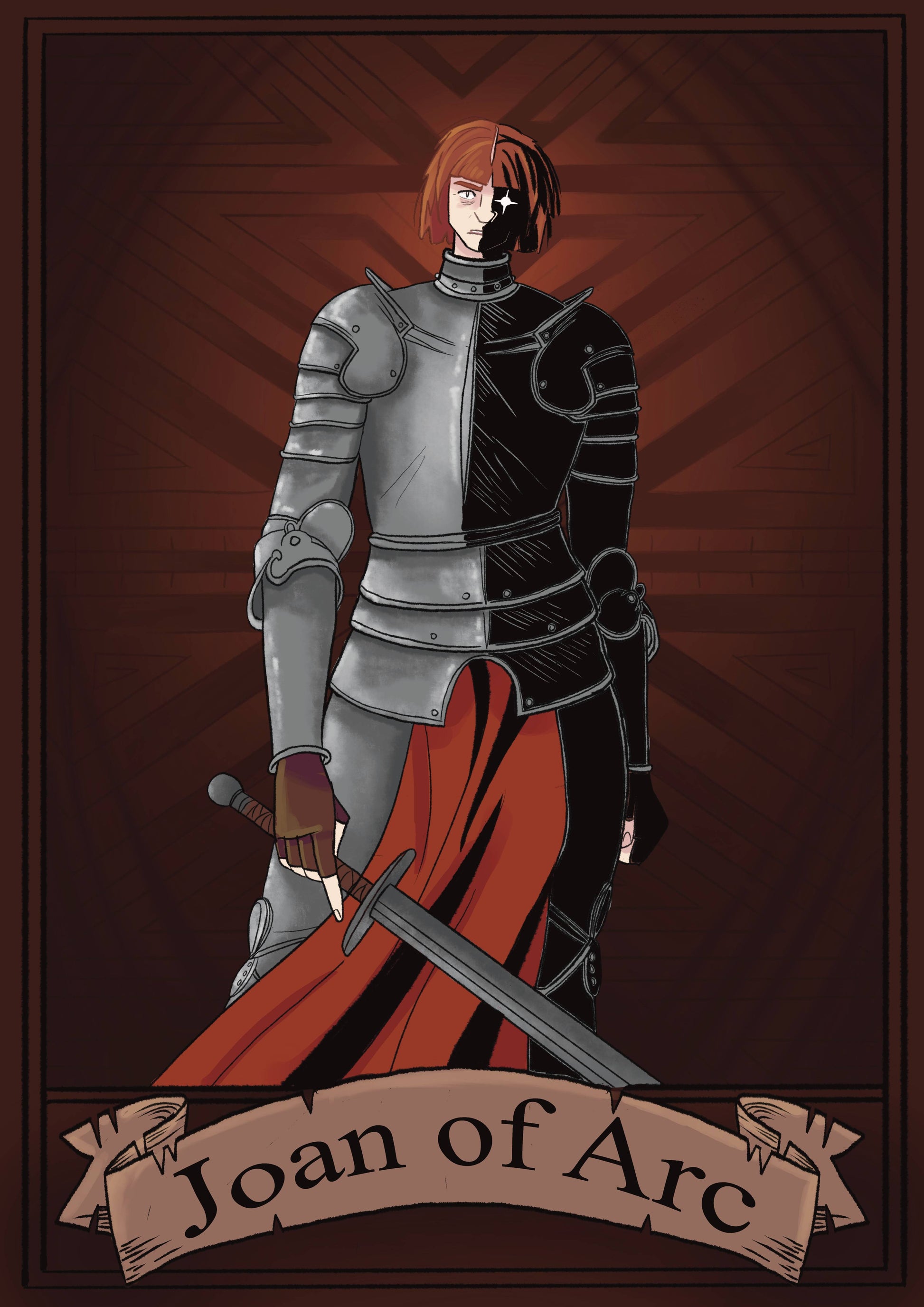 Print of Joan of Arc