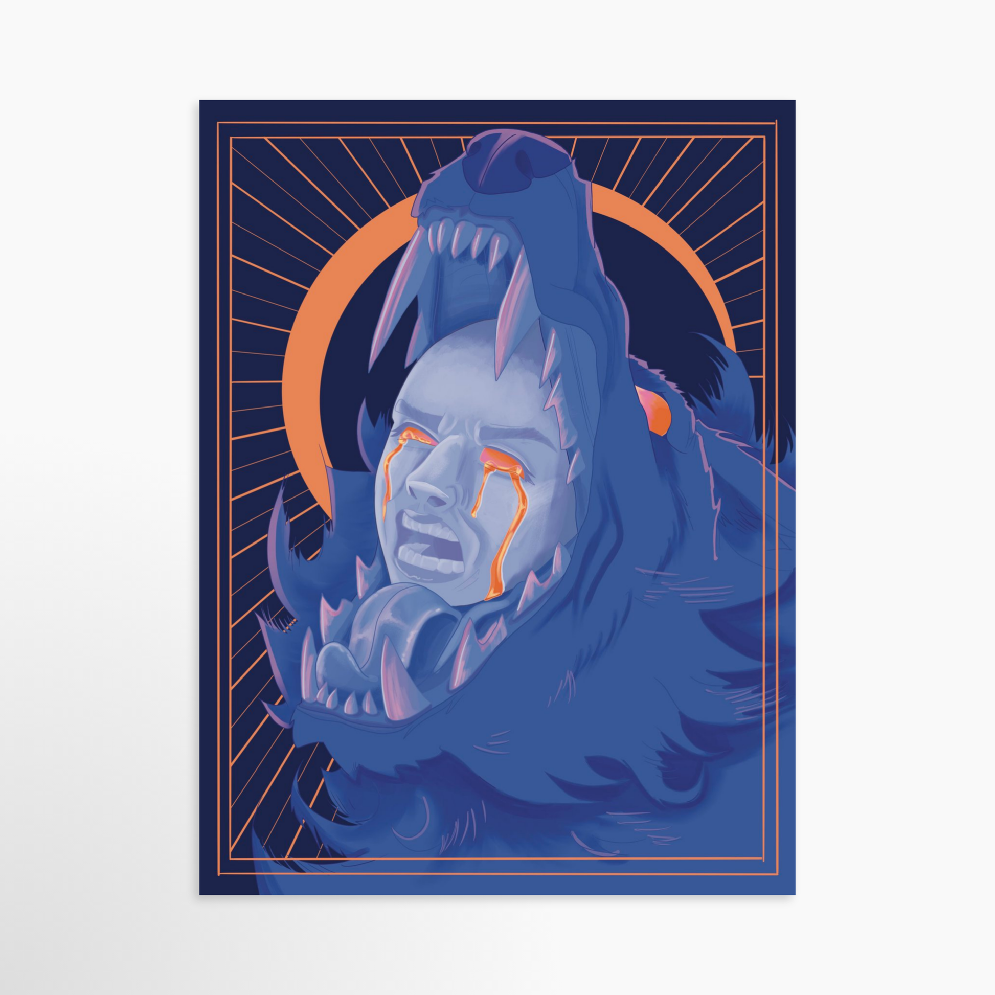 I Wish I Was A Monster Poster Print