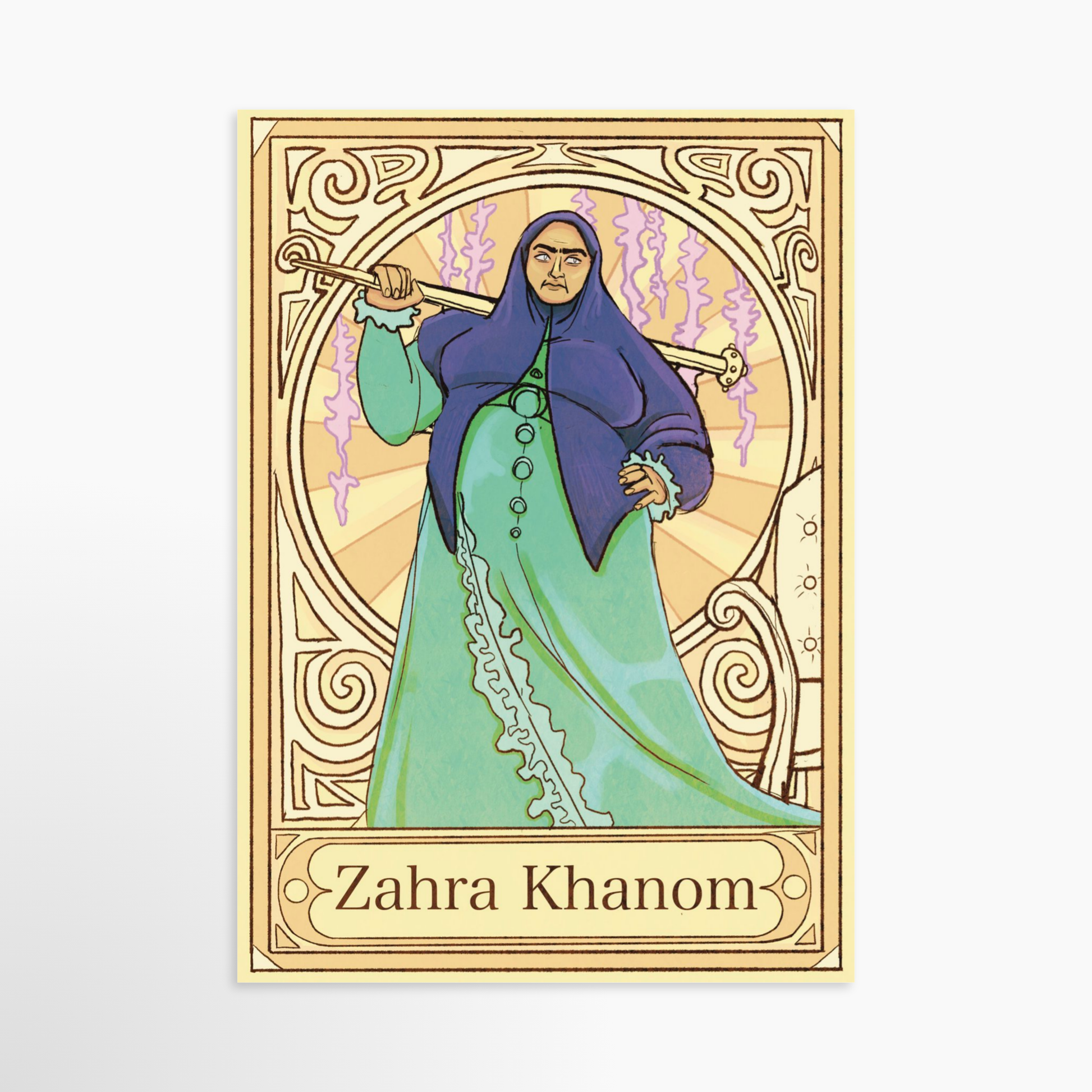 Zahra Khanom Print