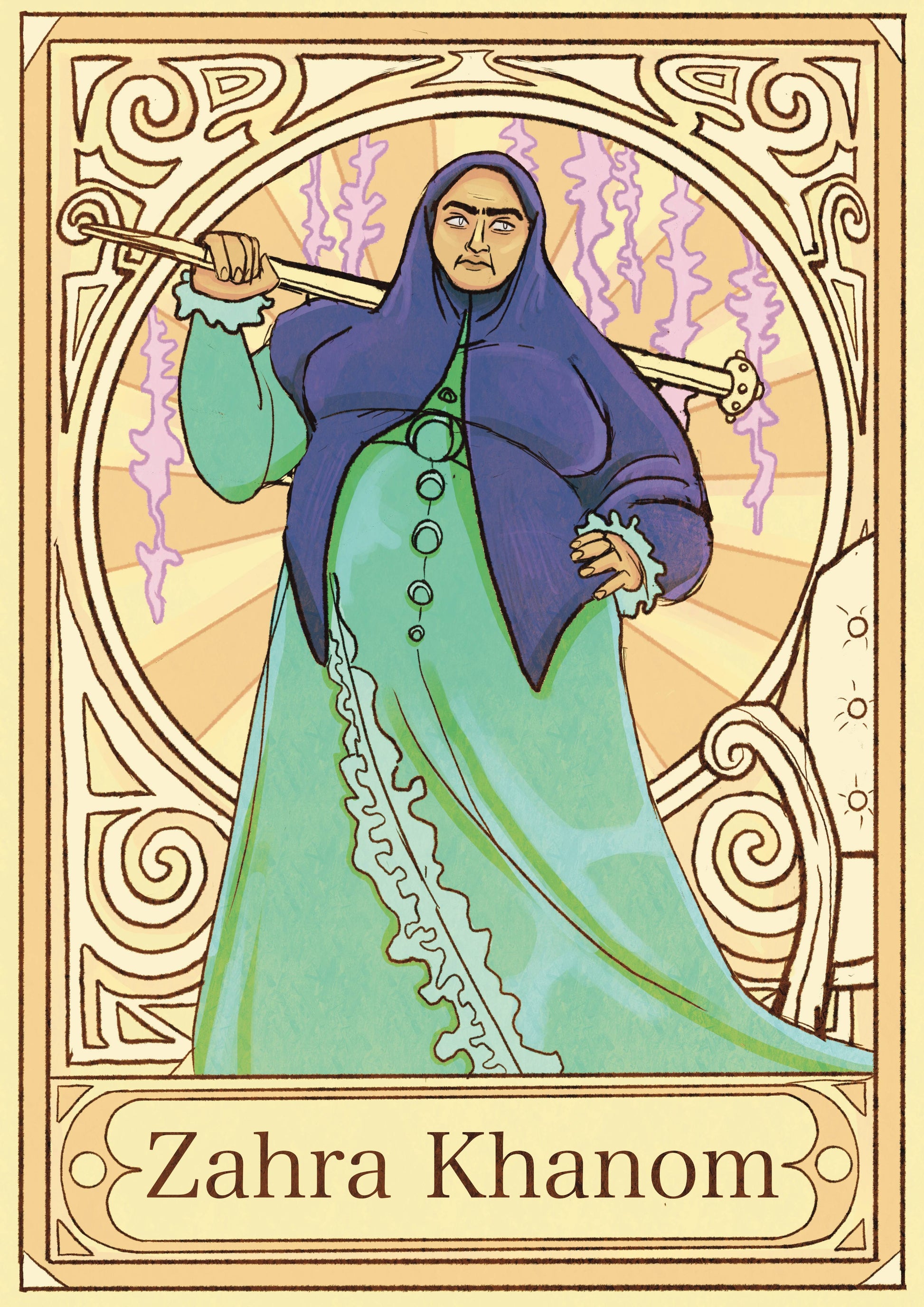 Zahra Khanom Print